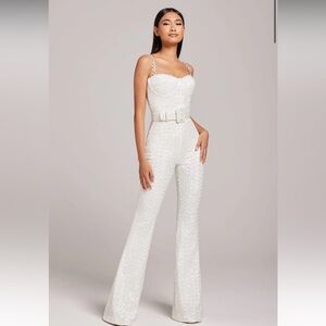 Nadine Marabi Lucinda white jumpsuit